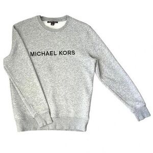 Michael Kors Light Gray Crewneck Sweater